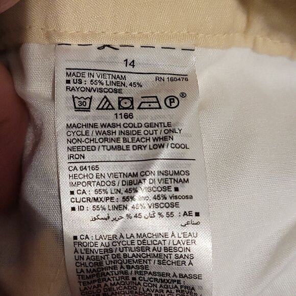 NWT Old Navy woman's Linen blend shorts - Picture 7 of 7